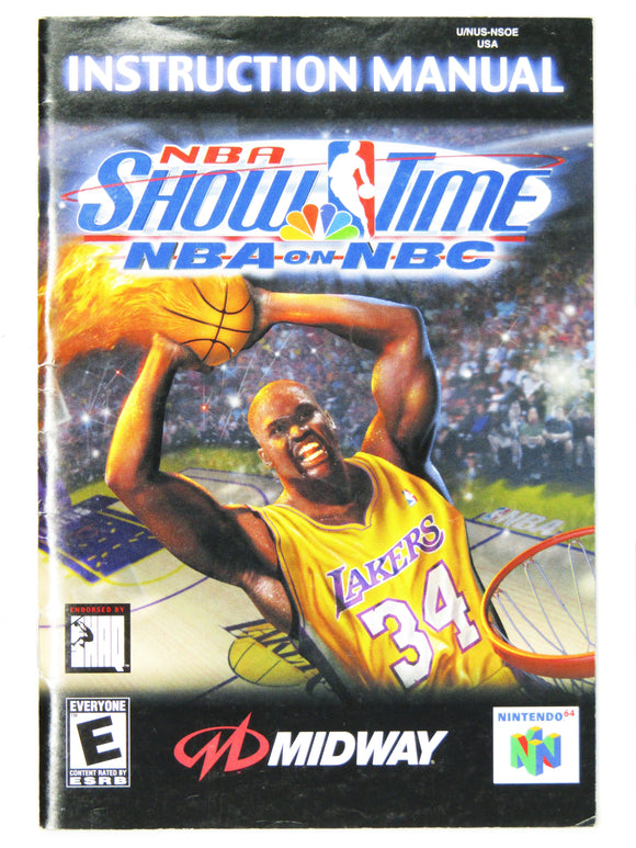NBA Showtime [Manual] (Nintendo 64 / N64)