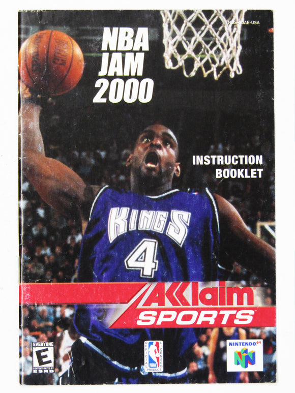 NBA Jam 2000 [Manual] (Nintendo 64 / N64)