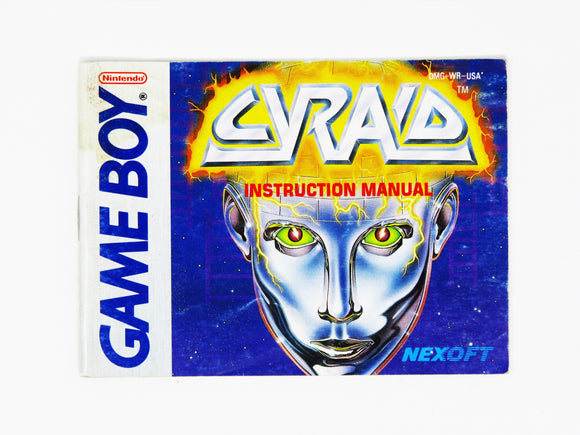 Cyraid [Manual] (Game Boy)