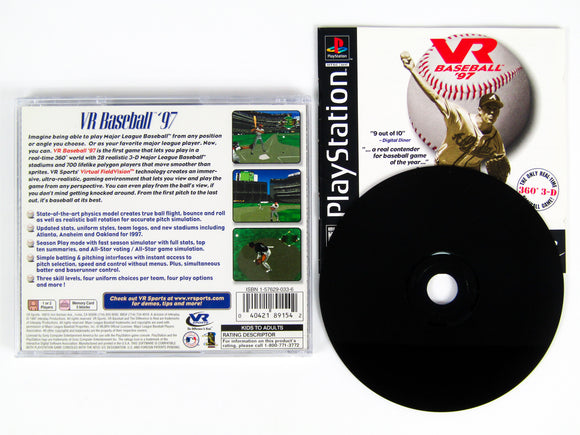VR Baseball '97 (Playstation / PS1)