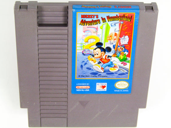 Mickey's Adventure In Numberland (Nintendo / NES)