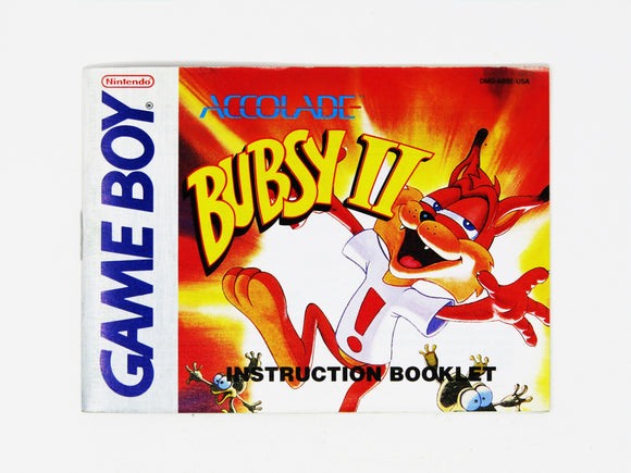 Bubsy II 2 [Manual] (Game Boy)