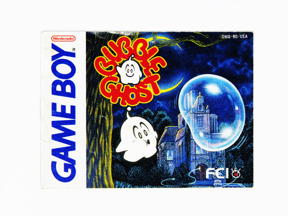 Bubble Ghost [Manual] (Game Boy)