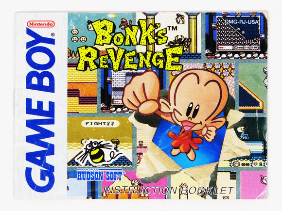 Bonk's Revenge [Manual] (Game Boy)