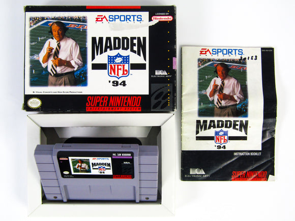 Madden NFL '94 (Super Nintendo / SNES)