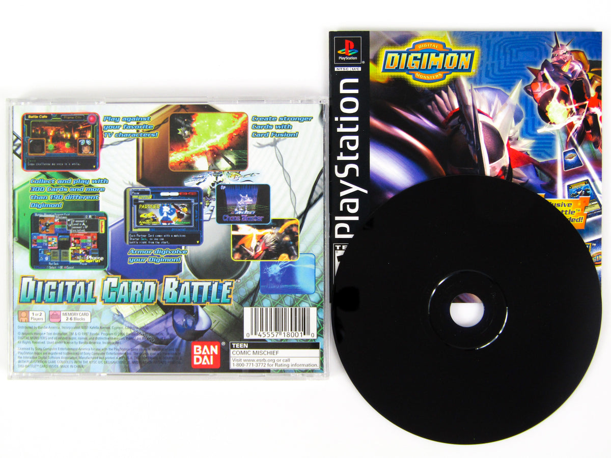 Digimon Digital Card Battle (Playstation / PS1) – RetroMTL