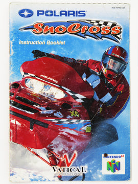 Polaris SnoCross [Manual] (Nintendo 64 / N64)