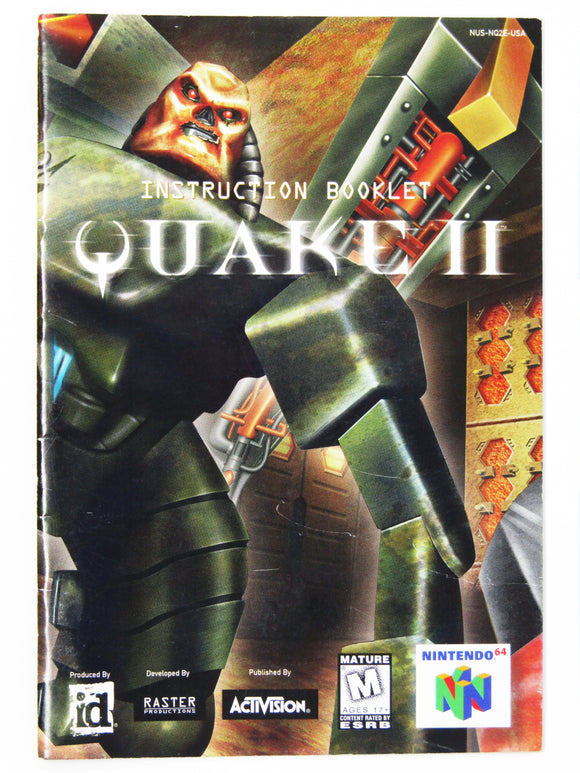 Quake II 2 [Manual] (Nintendo 64 / N64)