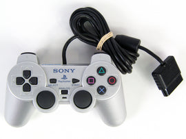 Silver DualShock 2 Controller (PlayStation 2 / PS2)