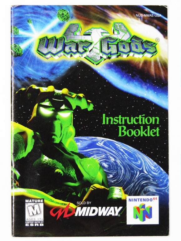 War Gods [Manual] (Nintendo 64 / N64)