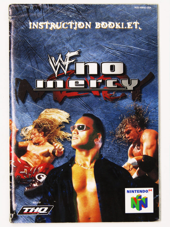WWF No Mercy [Manual] (Nintendo 64 / N64)