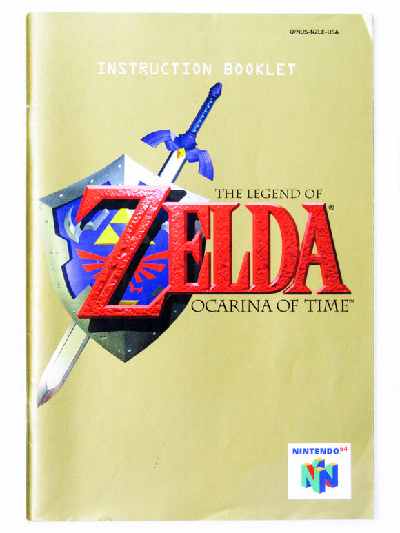 Zelda Ocarina Of Time [Manual] (Nintendo 64 / N64)