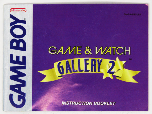 Game And Watch Gallery 2 [Manual] (Game Boy)
