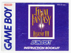 Final Fantasy Legend 3 [Manual] (Nintendo Game Boy)