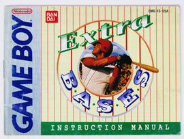 Extra Bases [Manual] (Nintendo Game Boy)