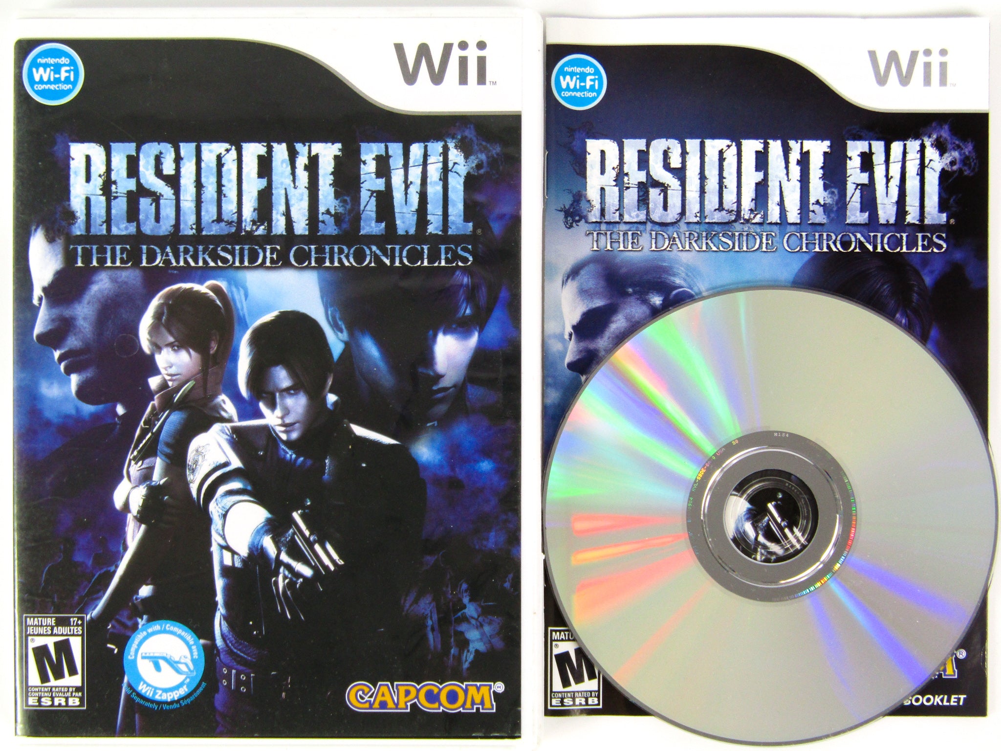 Resident Evil: The Darkside Chronicles wii newest misprint label