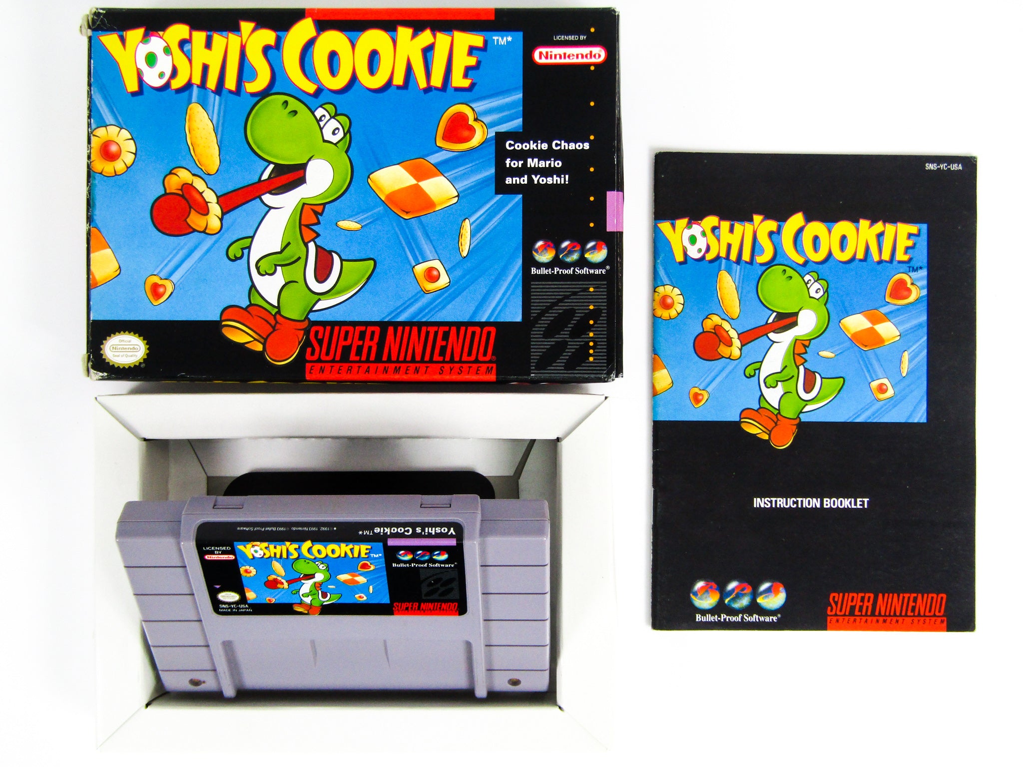 Yoshi s Cookie Super Nintendo SNES RetroMTL yoshi-s-cookie-super-nintendo-snes-retromtl