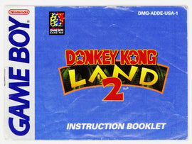 Donkey Kong Land 2 [Manual] (Nintendo Game Boy)