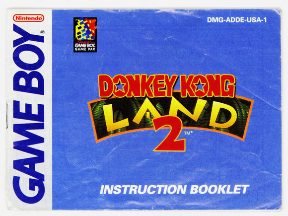 Donkey Kong Land 2 [Manual] (Game Boy)