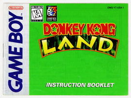 Donkey Kong Land [Manual] (Nintendo Game Boy)