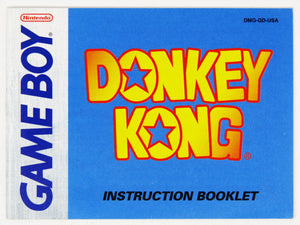 Donkey Kong [Manual] (Game Boy)