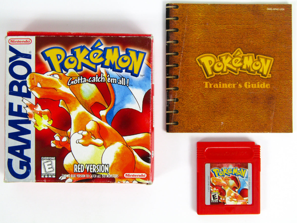 Red Shell Gameboy Pokemon Pokemon Red (Game Boy) – RetroMTL
