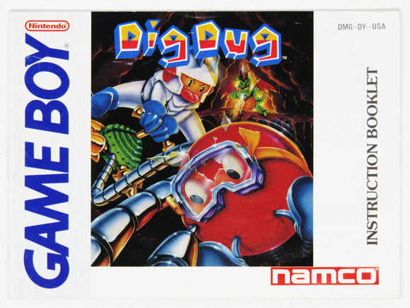 Dig Dug [Manual] (Game Boy)