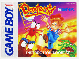 Dexterity [Manual] (Nintendo Game Boy)