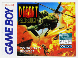 Desert Strike Return To The Gulf [Manual] (Nintendo Game Boy)