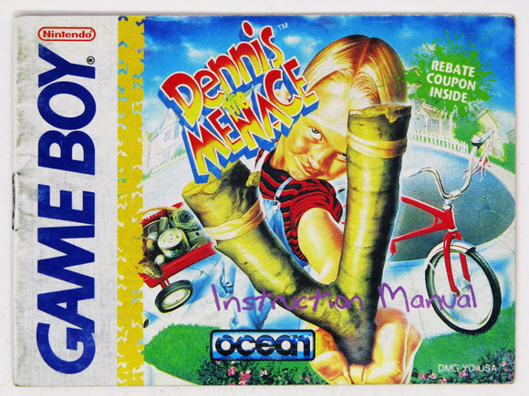 Dennis The Menace [Manual] (Game Boy)