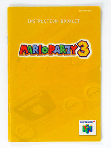 Mario Party 3 [Manual] (Nintendo 64 / N64)