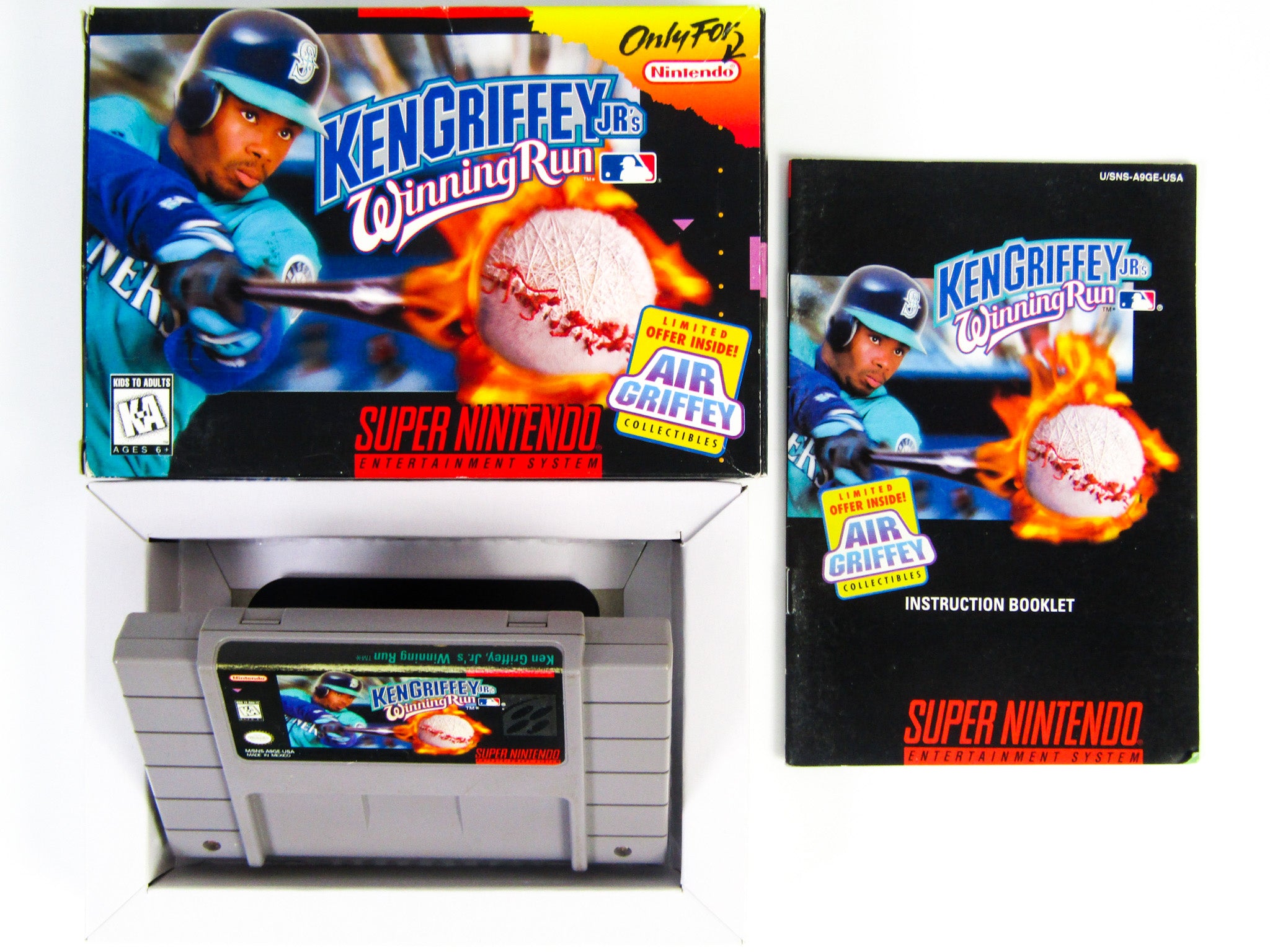 Ken Griffey Jr's Winning Run (Super Nintendo / SNES) – RetroMTL