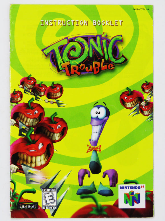 Tonic Trouble [Manual] (Nintendo 64 / N64)