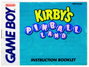 Kirby's Pinball Land [Manual] (Game Boy)