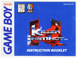 Killer Instinct [Manual] (Nintendo Game Boy)