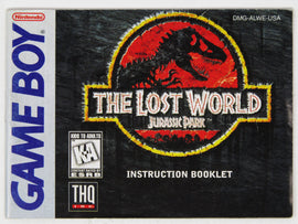 The Lost World Jurassic Park [Manual] (Nintendo Game Boy)