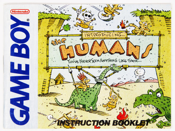 The Humans [Manual] (Game Boy)
