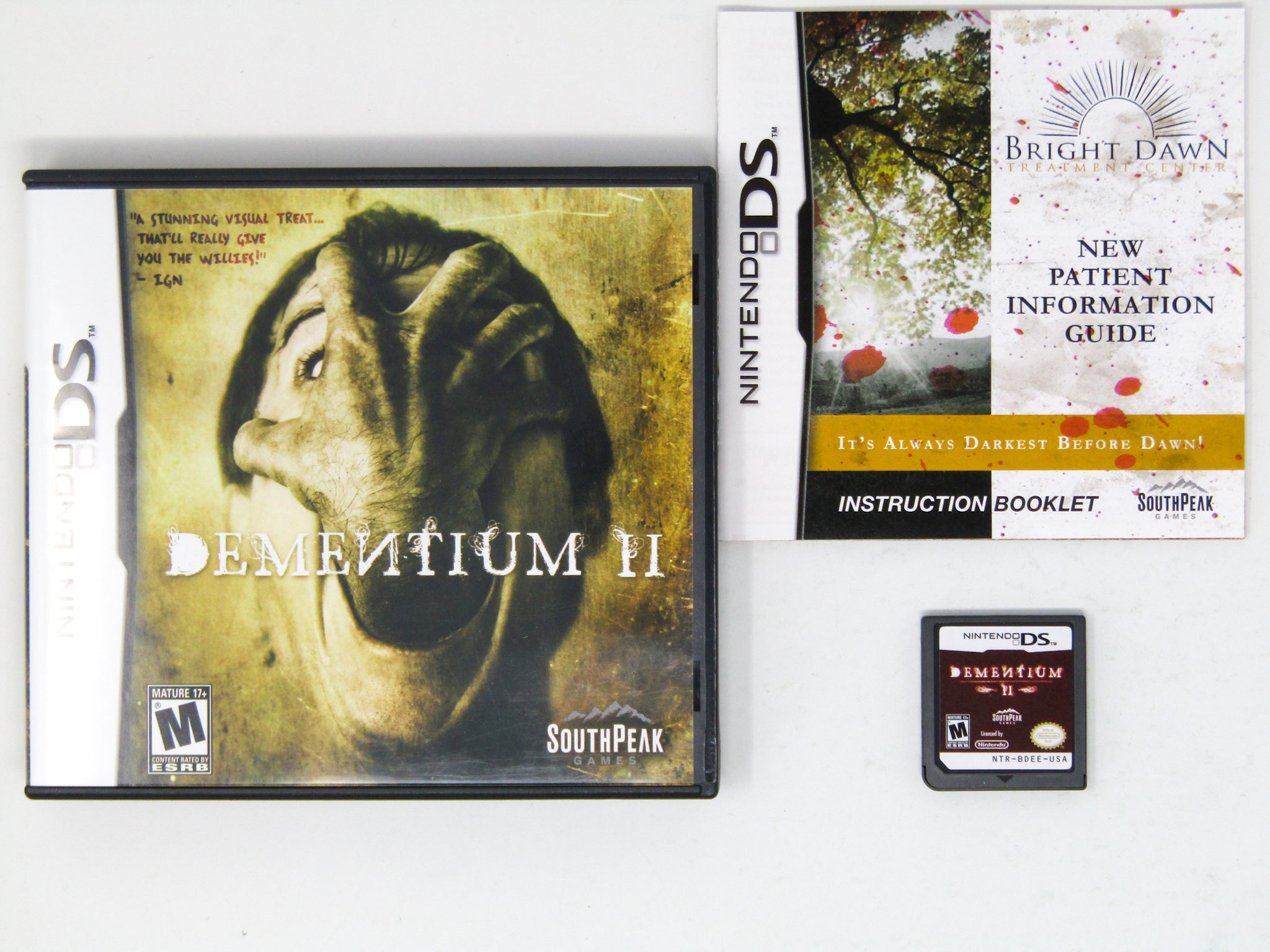 Dementium Series Dementium Ds Dementium II (Nintendo DS, 2010) NEW