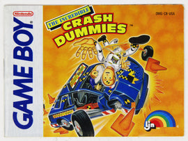 Incredible Crash Dummies [Manual] (Nintendo Game Boy)