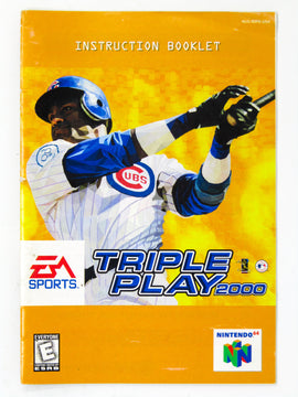 Triple Play 2000 [Manual] (Nintendo 64 / N64)