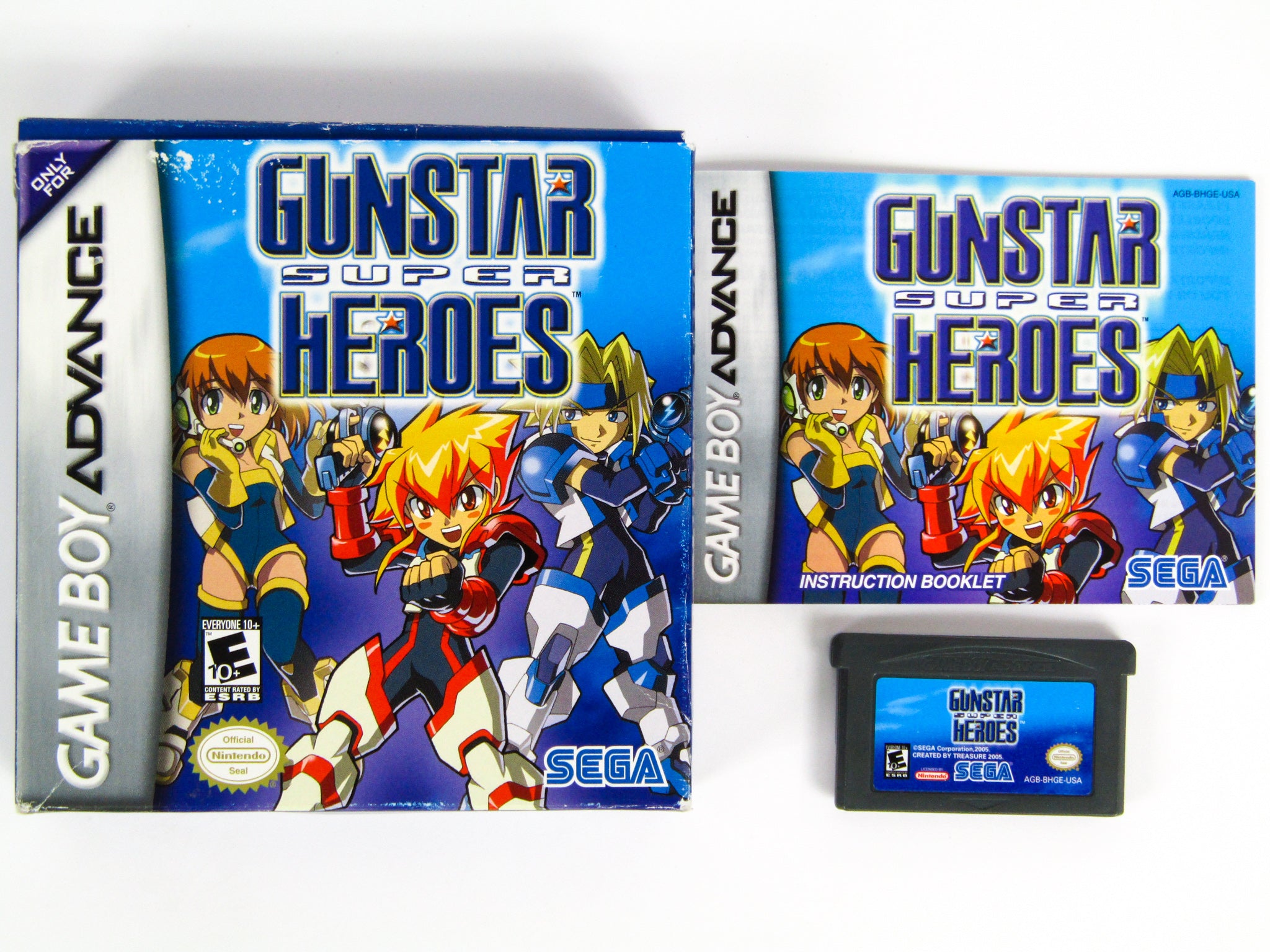 ガンスタースーパーヒーローズ/GBA 希少 ガンスタースーパーヒーローズ