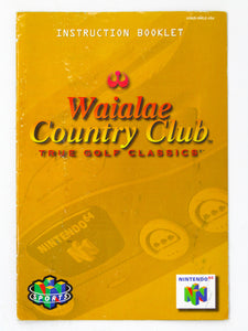 Waialae Country Club [Manual] (Nintendo 64 / N64)