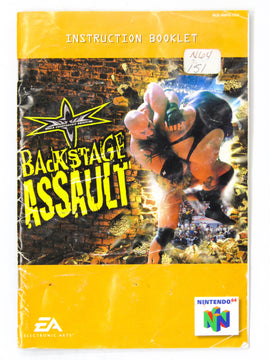 WCW Backstage Assault [Manual] (Nintendo 64 / N64)
