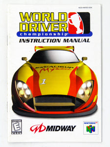 World Driver Championship [Manual] (Nintendo 64 / N64)