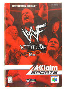 WWF Attitude [Manual] (Nintendo 64 / N64)