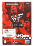 WWF Attitude [Manual] (Nintendo 64 / N64)