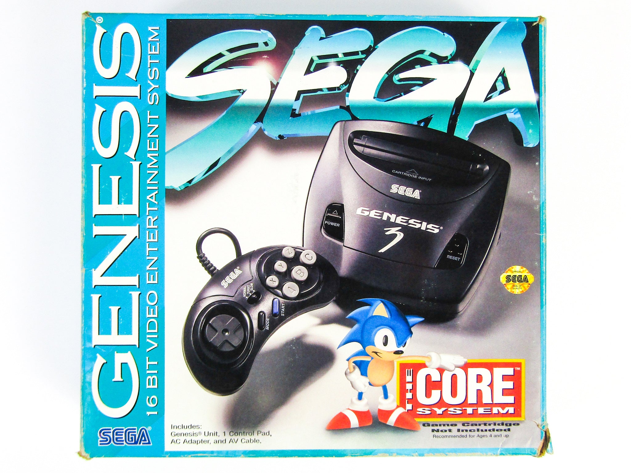 Genesis System Box Reproduction Sega Genesis System Model 3 – RetroMTL
