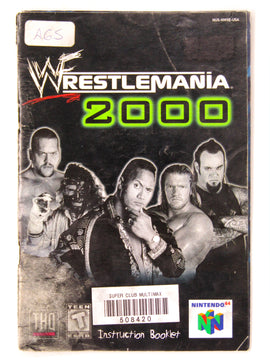 WWF Wrestlemania 2000 [Manual] (Nintendo 64 / N64)
