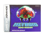 Metroid Zero Mission [Manual] (Game Boy Advance / GBA)