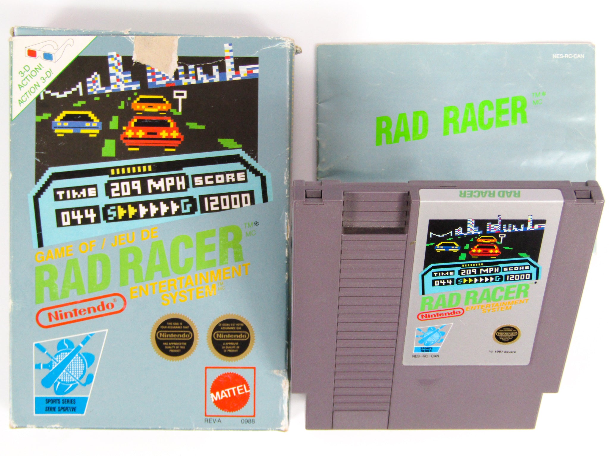 Rad Racer (Nintendo / NES) – RetroMTL